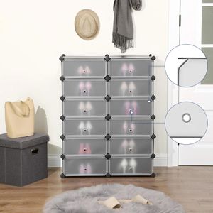 Produktbild für Schuhregal Songmics LPC26HV1, aus Kunststoff