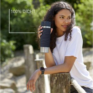 Produktbild für Thermobecher Emsa Travel Mug Waves Grande, schwarz