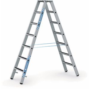 Produktbild für Stehleiter Zarges R13step B, 41557, beidseitig begehbar