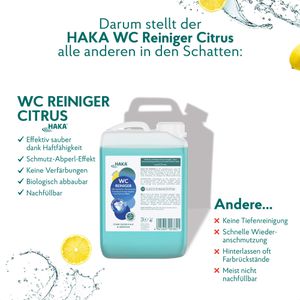 Produktbild für WC-Reiniger HAKA Citrus, Gel