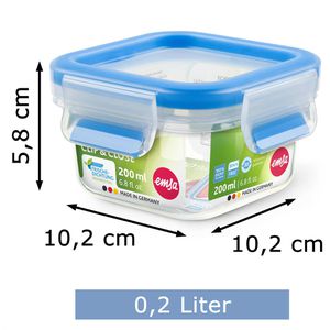 Produktbild für Frischhaltedose Emsa Clip&amp;Close 508535, aus Kunststoff