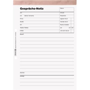Gesprächsnotiz