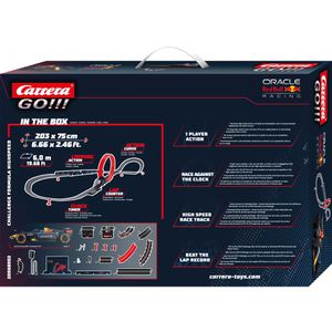 Produktbild für Autorennbahn Carrera GO!!! Challenge F1 Highspeed