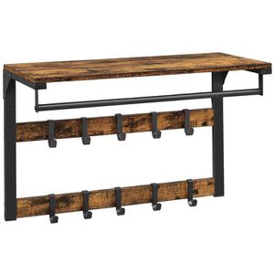 Wandgarderobe Vasagle LCR101B01, Metall / Holz