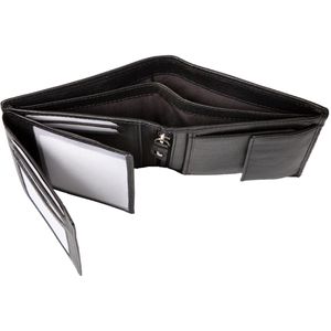 Produktbild für Portemonnaie Alassio 42245, schwarz, aus Echt Leder