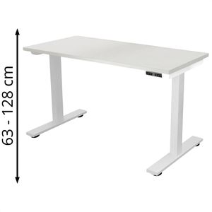 Schreibtisch Bisley E-WonderTech, weiß / weiß