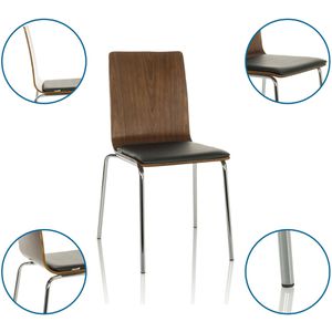 Produktbild für Besucherstuhl hJh-OFFICE PERIA, stapelbar