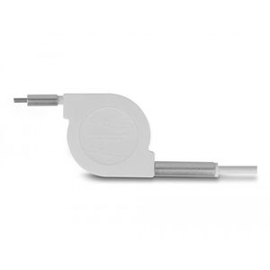 Produktbild für Ladekabel DeLock 85844 3in1 Aufrollkabel, weiß
