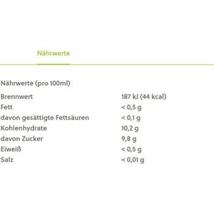Produktbild für Saft albi Apfel klar, ohne Zuckerzusatz