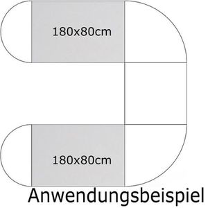Produktbild für Tischplatte Hammerbacher KP19