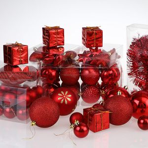Produktbild für Weihnachtskugeln CASARIA rot