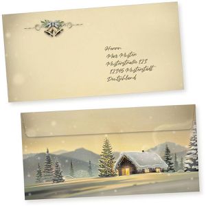 Produktbild für Weihnachtsbriefpapier tatmotive Glöcknerhütte