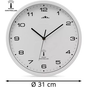 Produktbild für Wanduhr Monzana Kunststoff, analog, Funkuhr