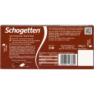 Produktbild für Tafelschokolade Schogetten Caramel Brownie