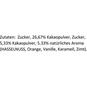 Produktbild für Kakao Cafe-Tasse belgische Trinkschokolade, 6 Sorten, Pulver