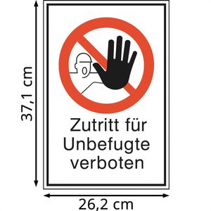 Produktbild für Hinweisschild SafetyMarking Aluminium