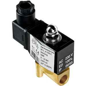Produktbild für Magnetventil FSA Premium M-1/4-230C, 1/4 Zoll