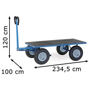 Produktbild für Handwagen Fetra 6406L, mit Plattform