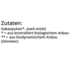 Produktbild für Kakao Naturata aus Mittel- und Südamerika, Pulver, BIO