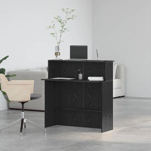 Produktbild für Empfangstheke vidaXL 859025, schwarz