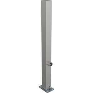 Produktbild für Absperrpfosten Schake 4070FU, silber, aus Edelstahl