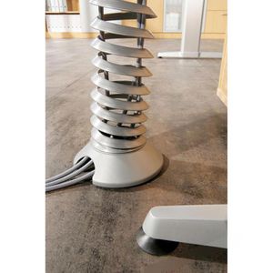 Kabelführung Hammerbacher CKXE, zum Anschrauben, silber