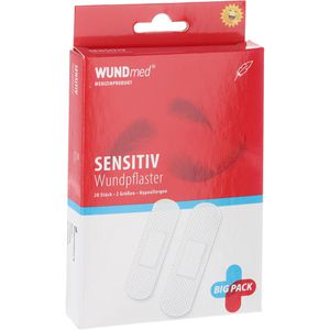Produktbild für Pflaster WUNDmed Sensitiv, 20 Strips