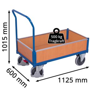 Produktbild für Transportwagen VARIOfit Kastenwagen, sw-600.402