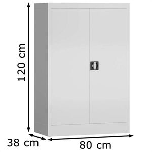Produktbild für Aktenschrank ClassiX X-530297, aus Metall