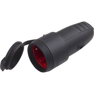 Schutzkontakt-Kupplung Meister WU7422420, schwarz
