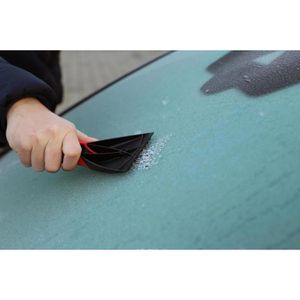 Produktbild für Eiskratzer Nigrin 2K Eisschaber, schwarz / rot