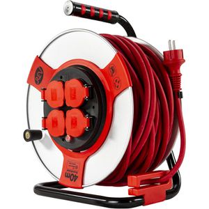 Produktbild für Kabeltrommel REV-Ritter rot, 40m
