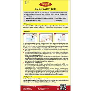 Produktbild für Mottenfalle Aeroxon Kleidermotten-Falle, Pheromonfalle