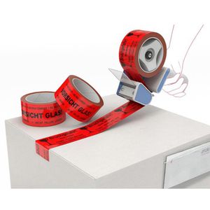Produktbild für Packband Antalis PP, Vorsicht Glas