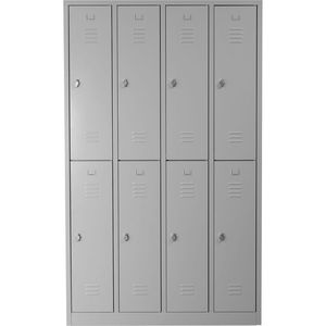 Produktbild für Spind G-Office WRC.8.195117, lichtgrau