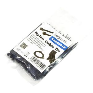 Produktbild für Kabelbinder LogiLink KAB0001B, Kunststoff