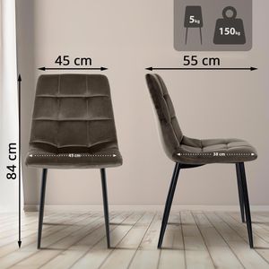 Produktbild für Esszimmerstuhl CLP Antibes, 323616