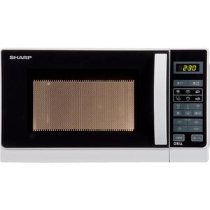 Sharp Mikrowelle R-642WW, mit Grill, 800 Watt, Grill 1000 W, 20 Liter, weiß