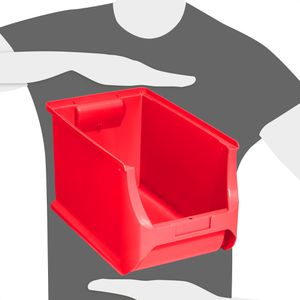 Produktbild für Sichtlagerkasten Allit ProfiPlus Box 456281, Größe 4H