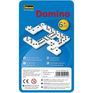 Produktbild für Domino Idena Double Six 6050012, Doppel-Sechs