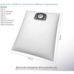 Produktbild für Staubsaugerbeutel McFilter KA 33
