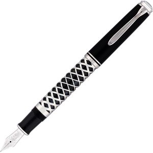 Produktbild für Füller Pelikan Souverän M805 Metal Sleeve, Feder F