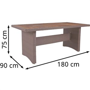 Produktbild für Gartentisch Garden-Pleasure BRAGA, Akazienholz
