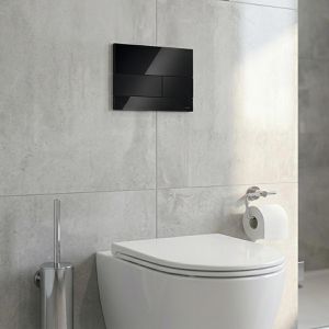 Produktbild für Betätigungsplatte TECE TECEsquare, aus Glas, für WC