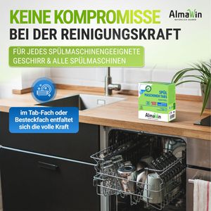 Produktbild für Spülmaschinentabs AlmaWin Konzentrat, Powerformel