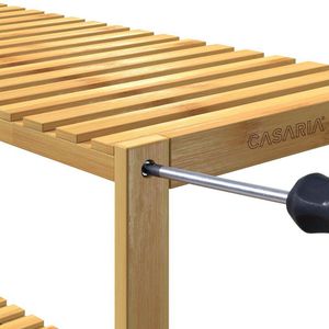 Produktbild für Badregal CASARIA 107930, aus Bambus, braun