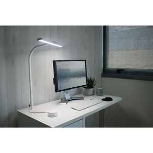 Produktbild für Schreibtischlampe Unilux Strata Base, weiß, LED, dimmbar