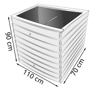 Produktbild für Hochbeet Westmann Asket M, aus Fichtenholz
