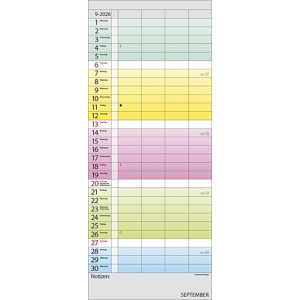 Produktbild für Familienplaner Korsch 240626, Farbenspiel, 2026