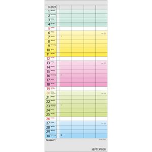 Produktbild für Familienplaner Korsch 240627, Farbenspiel, Jahr 2027